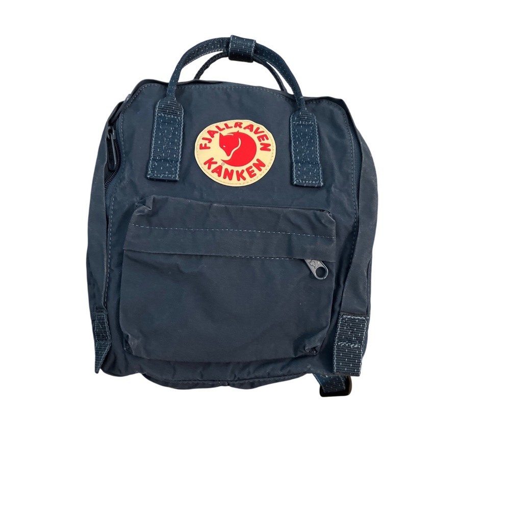Fjallraven Kanken Mini Backpack Blue Vinylon F Travel Bag